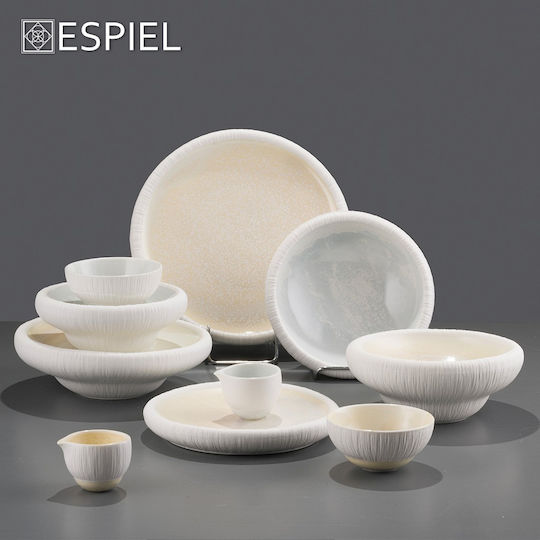 Espiel Zen Sky Μπωλ Σερβιρίσματος Στρογγυλό από Πορσελάνη Μπεζ με Διάμετρο 11.5εκ.