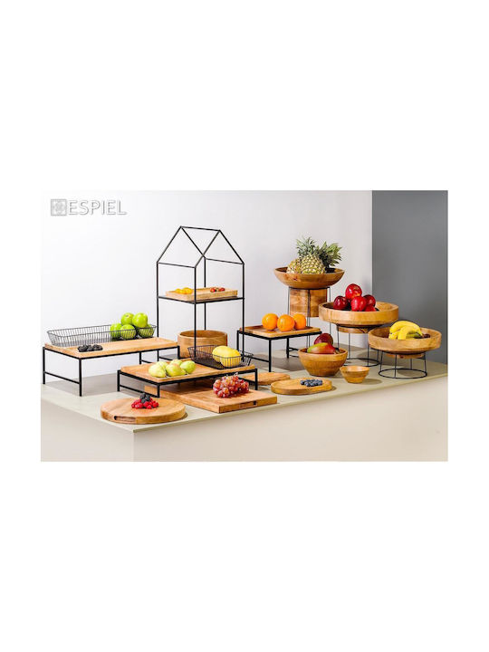 Espiel Bol de Servire Rotund Lemn cu Diametru 14buc Espiel Bol de Servire Rotund Lemn cu Diametru 14buc