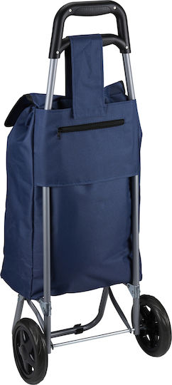 Shopping Trolley Blue 91x34x26cm