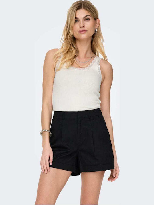 Women's Blouse Cotton Sleeveless White