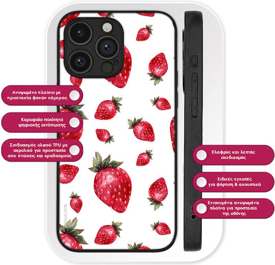 Sonique Fruit Series Case Motorola Moto G31 4G Moto G41 4G Strawberry 01