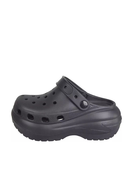 Envie Shoes Damen Clogs Schwarz