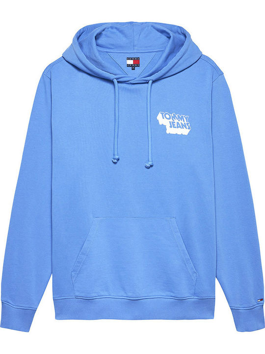 Sweatshirt with Hood Blue