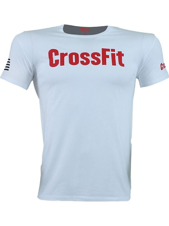 Αθλητικό T-shirt Λευκό, Κόκκινο