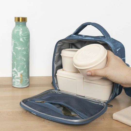 Milan School Insulated Snack Bag 3.5 Litres Blue