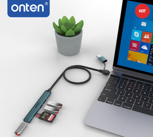 Onten Card Reader USB 3.0 / USB 2.0 για SD