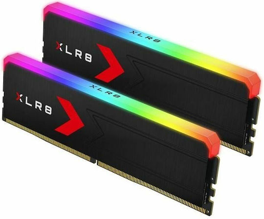 PNY XLR8 32GB DDR5 RAM cu 2 module (2x16GB) și Viteză 6400 pentru