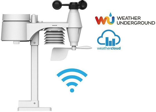 Sencor SWS 12500 SENC Wireless Digital Weather Station Tabletop Black