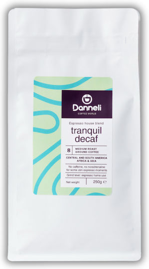 Danneli Καφές Espresso Decaffeine Αλεσμένος 250gr
