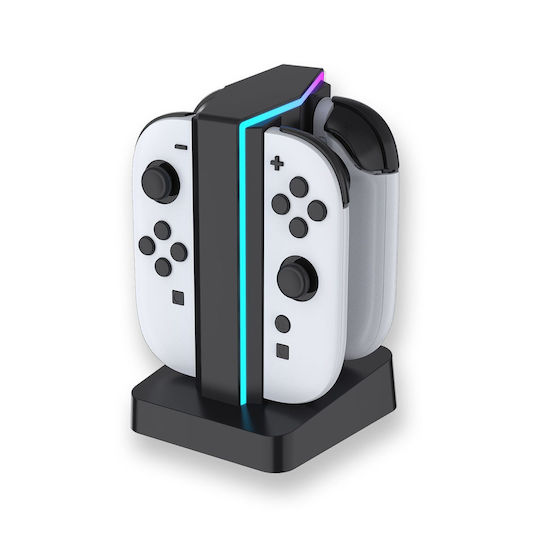 Nintendo Βάση για 1 χειριστήριο Switch 2 Μαύρη R2GNSW24IN2CHARGERLED