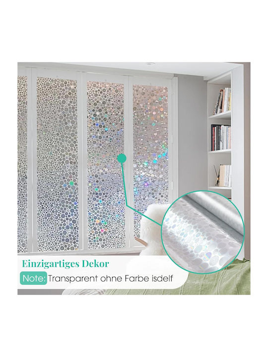 Self-adhesive Privacy Window Film Uv Protection 45x200cm