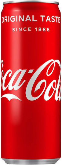 Coca-Cola Cola με Ανθρακικό σε Κουτί 330ml