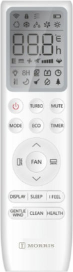 Morris Loft II Inverter Air Conditioner 24000 BTU A++/A+ with Ionizer and WiFi