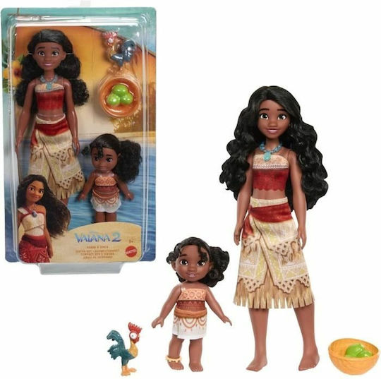 Mattel Vaiana 2 - Sisters Κούκλα Disney Princess για 3+ Ετών