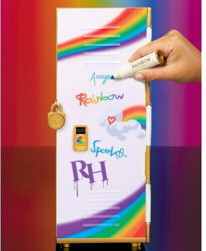 MGA Entertainment Locker Set Păpuși Rainbow High Dulap Pentru 4+ Ani