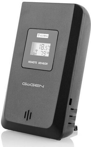 GoGEN Wireless Stație meteorologică Digital De masă Negru