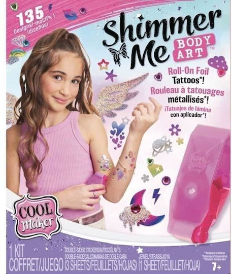 Cool Maker Shimmer Me Αστραφτερα Παιδικά Τατουάζ Cool Maker: Shimmer Me - Body Art