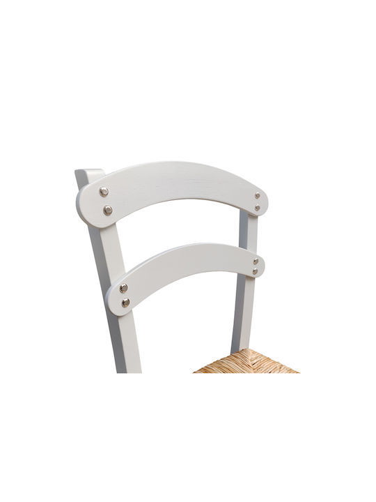 Nailed Cafe Wooden Chair Gray 41x37x90cm