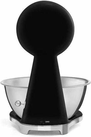 Smeg Cantare De Bucatarie Digital Cu Bol Până La 5kg Neagră