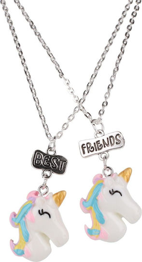 Gama Brands Best Friends Necklaces Unicorns Happy Faces Makeup & Beauty Toys