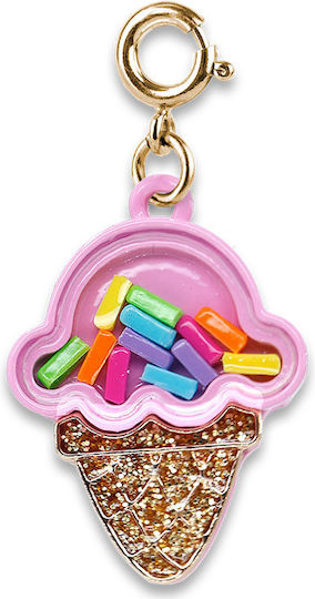 Charm Ιt Jewelry Game Gold Glitter Flamingo Charm