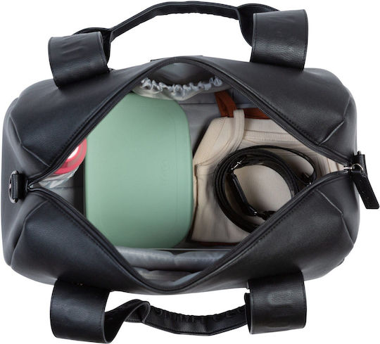 Childhome Τσάντα-Αλλαξιέρα Ώμου/Χειρός Mommy Μαύρη 38x21x27εκ.
