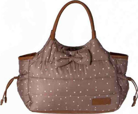 Kikka Boo Shoulder/Hand Diaper Bag Dotty Brown 43x13x42cm.