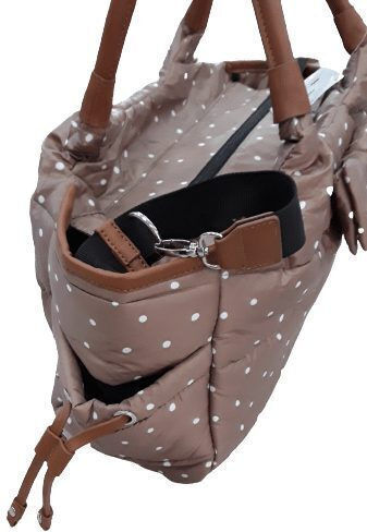 Kikka Boo Shoulder/Hand Diaper Bag Dotty Brown 43x13x42cm.