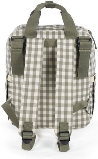 Walking Mum Backpack Diaper Bag Caetana Green 28x37x12cm