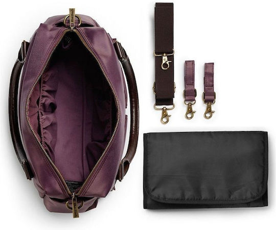 Elodie Details Τσάντα-Αλλαξιέρα Ώμου/Χειρός Plum Love Μωβ 41x13x24εκ.