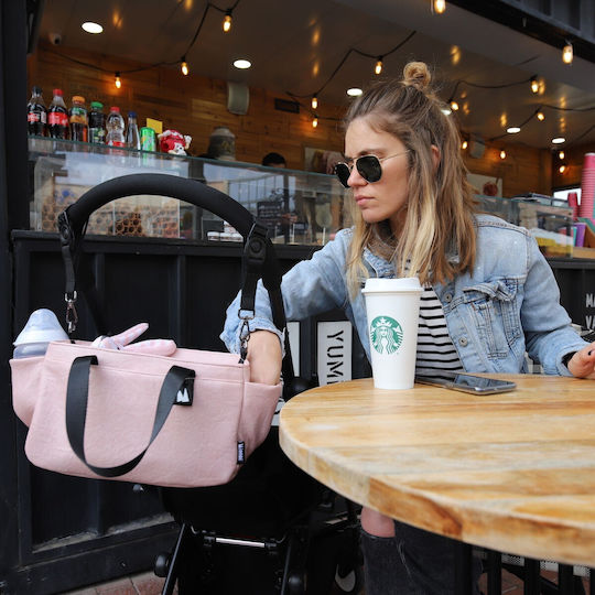 Minene Shoulder/Hand Diaper Bag Zoe Metallic 38x20cm.