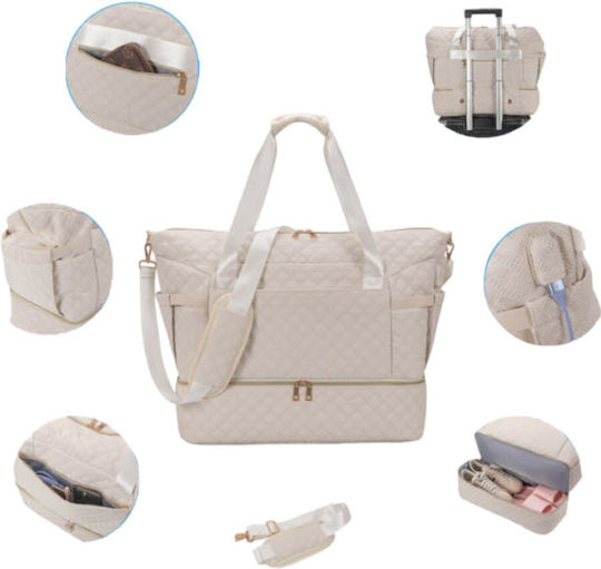 Queen Mother Shoulder/Hand Diaper Bag Blue 59x41x20cm.