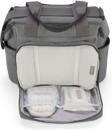 Inglesina Shoulder/Hand Diaper Bag Aptica Gray 58.5x52cm.