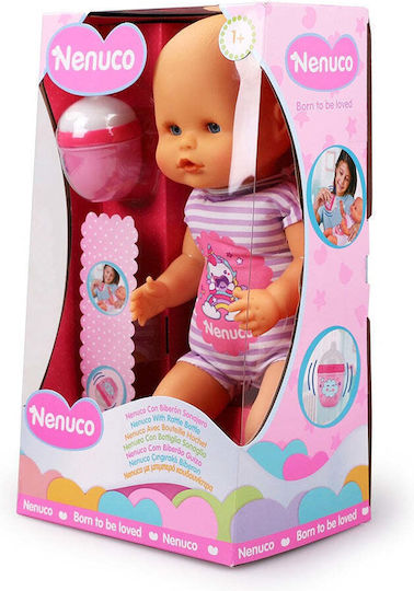 Giochi Preziosi Nenuco Set Papușă Bebe Biberon Zornăitoare 35 cm