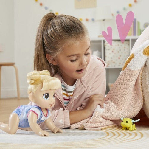 Hasbro Baby Doll Baby Alive Crawl 'n Play 27 F9709