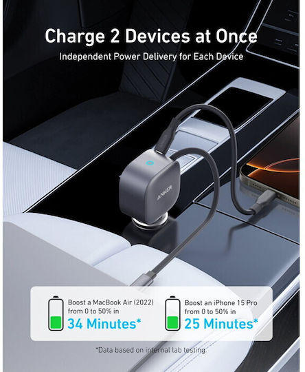 Anker Auto-Ladegerät mit einem Anschluss: 1xType-C