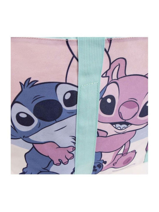 Cerda Stitch Παιδική Τσάντα Θαλάσσης Ροζ 47x33x15εκ.
