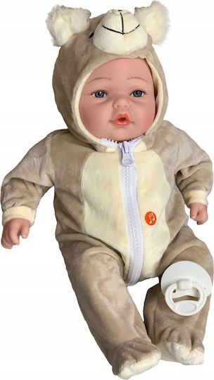Păpușă Bebe cu Sunet Polonez în Costum de Ursuleț 580459