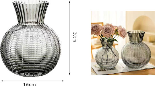 Cosmofan Dekorative Vase Glas 16*20cm
