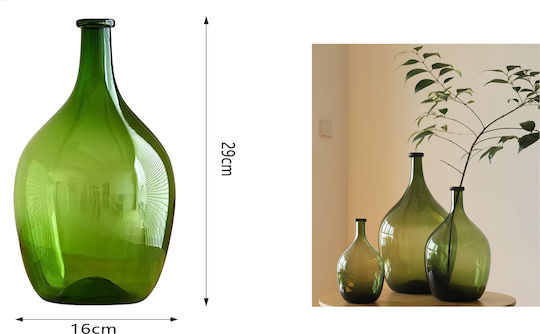 Cosmofan Dekorative Vase Glas 16*29cm