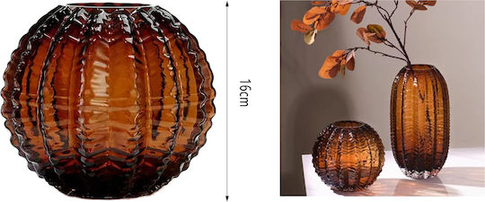 Cosmofan Dekorative Glasvase 16cm