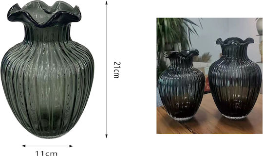 Cosmofan Dekorative Vase Glas 11*21cm
