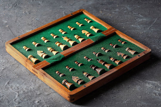 Magnetic Chess 30 Cm Inlaid Chessboard
