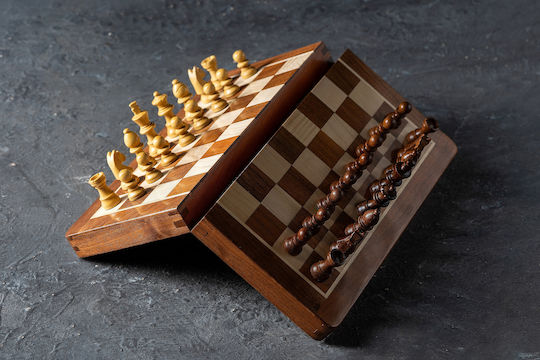 Magnetic Chess 30 Cm Inlaid Chessboard
