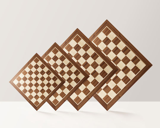 Chessboard No 5+ Without Description Mahogany Maple Inlay
