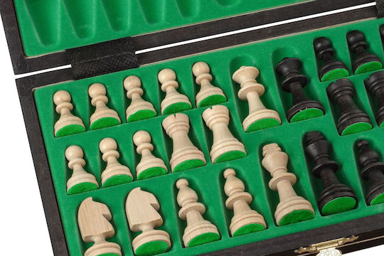 Magnetisches Hölzernes Schach Schwarz