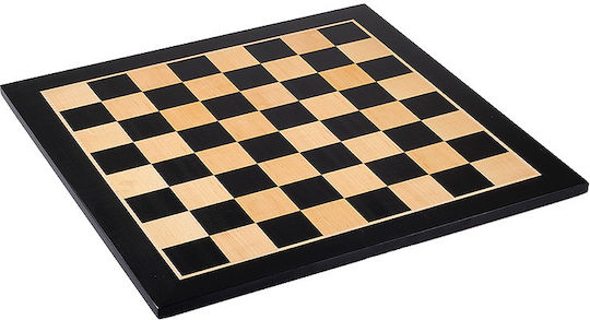 Timeless Chess Set Ebony-stained Chessboard 48x48cm