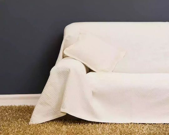 Pearl Home & Baby Soofa Διθέσιου Καναπέ Π170xΜ250cm Ecru
