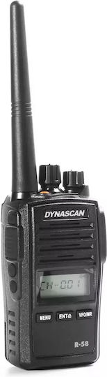 DynaScan R-58 Ασύρματος Πομποδέκτης PMR 0.5W με Μονόχρωμη Οθόνη