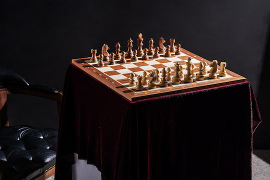 Chessboard No 5 Description Mahogany Maple Inlay